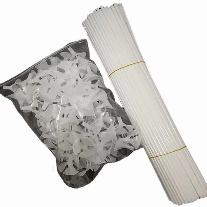 100 pcs of balloon sticks and base realistic flower bouquet  