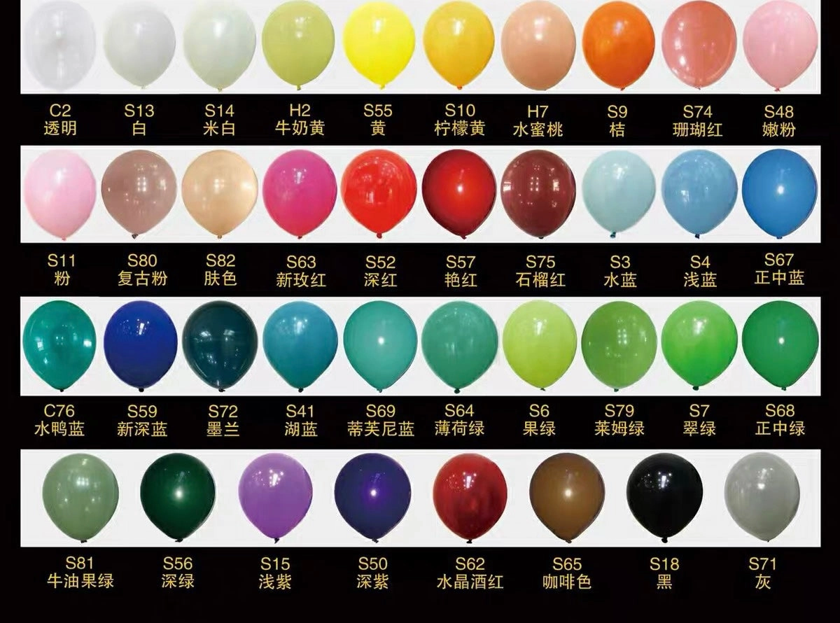 100 pcs Sage S81 10?? single layer balloon baby shower