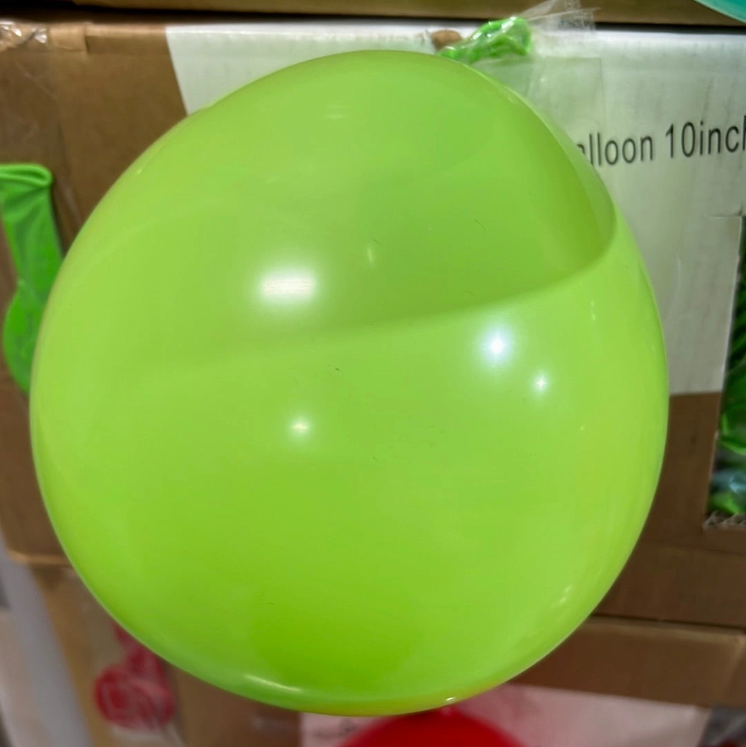 100 pcs Standard 10 Pink single layer balloon baby shower