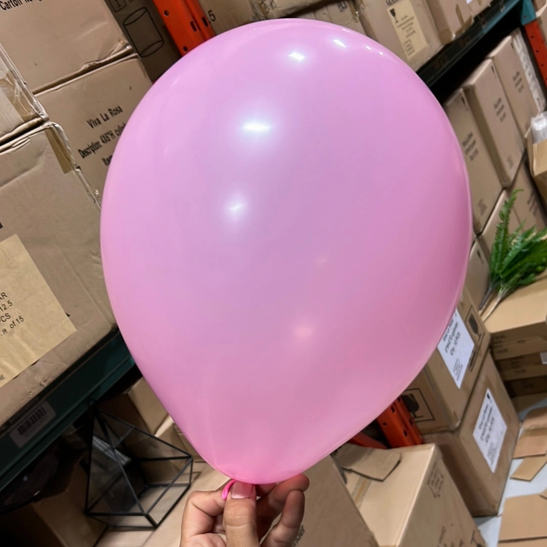 100 pcs Standard 10 Pink single layer balloon baby shower
