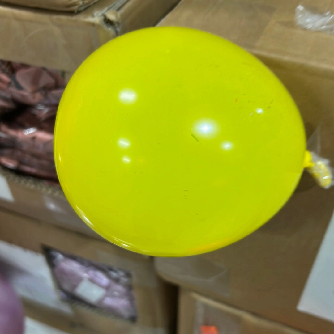 100 pcs Standard 5 Lemon green single layer balloon baby shower