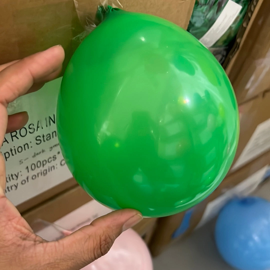 100 pcs Standard 5 Lemon green single layer balloon baby shower