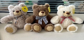 12 bear toy stuffed animal FY23117gb realistic flower bouquet  