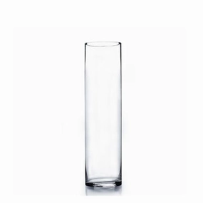 14"x4" simple centrepieces Cylinder Glass Vase,aesthetic flower vase