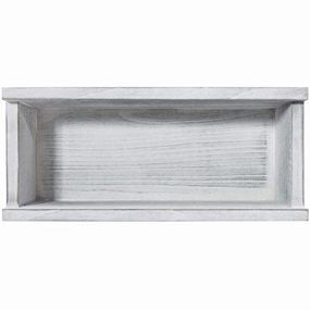 15L x6 wide Wood Box Long and Low Vase,aesthetic flower vase