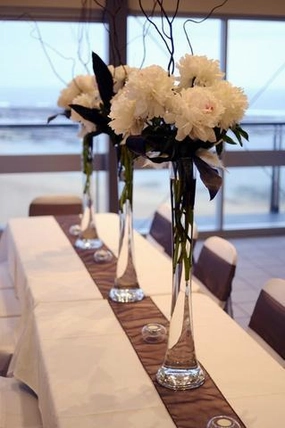 16" CLEAR EIFFEL TOWER VASE XD1256,aesthetic flower vase