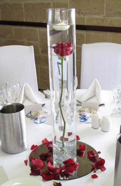 16"x4" Wedding Decoration Cylinder Vase  simple centrepieces MV600-40