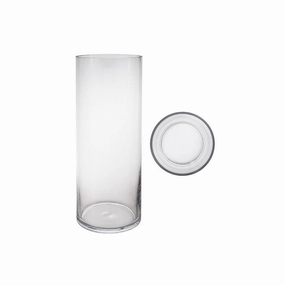16Hx4.8D Clear Cylinder Vase,aesthetic flower vase