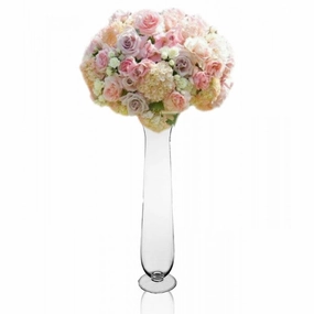 17.5" Tall Clear Vase MV913,aesthetic flower vase