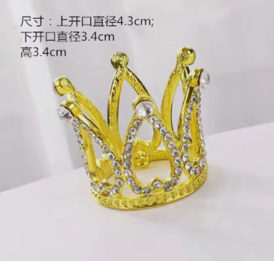 1.5?? Little gold crown cake Topper