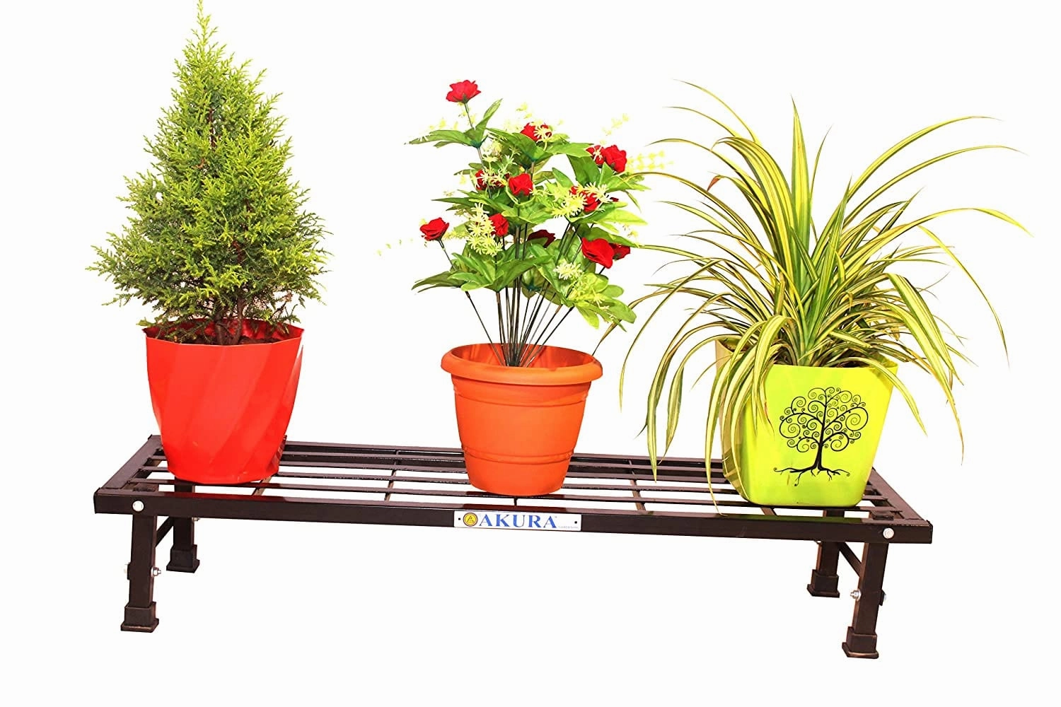 1-Step Metal Planter Stand,plant shelf accessories