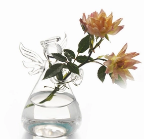 1pcs Transparency Glass,hand-painted ceramic vase