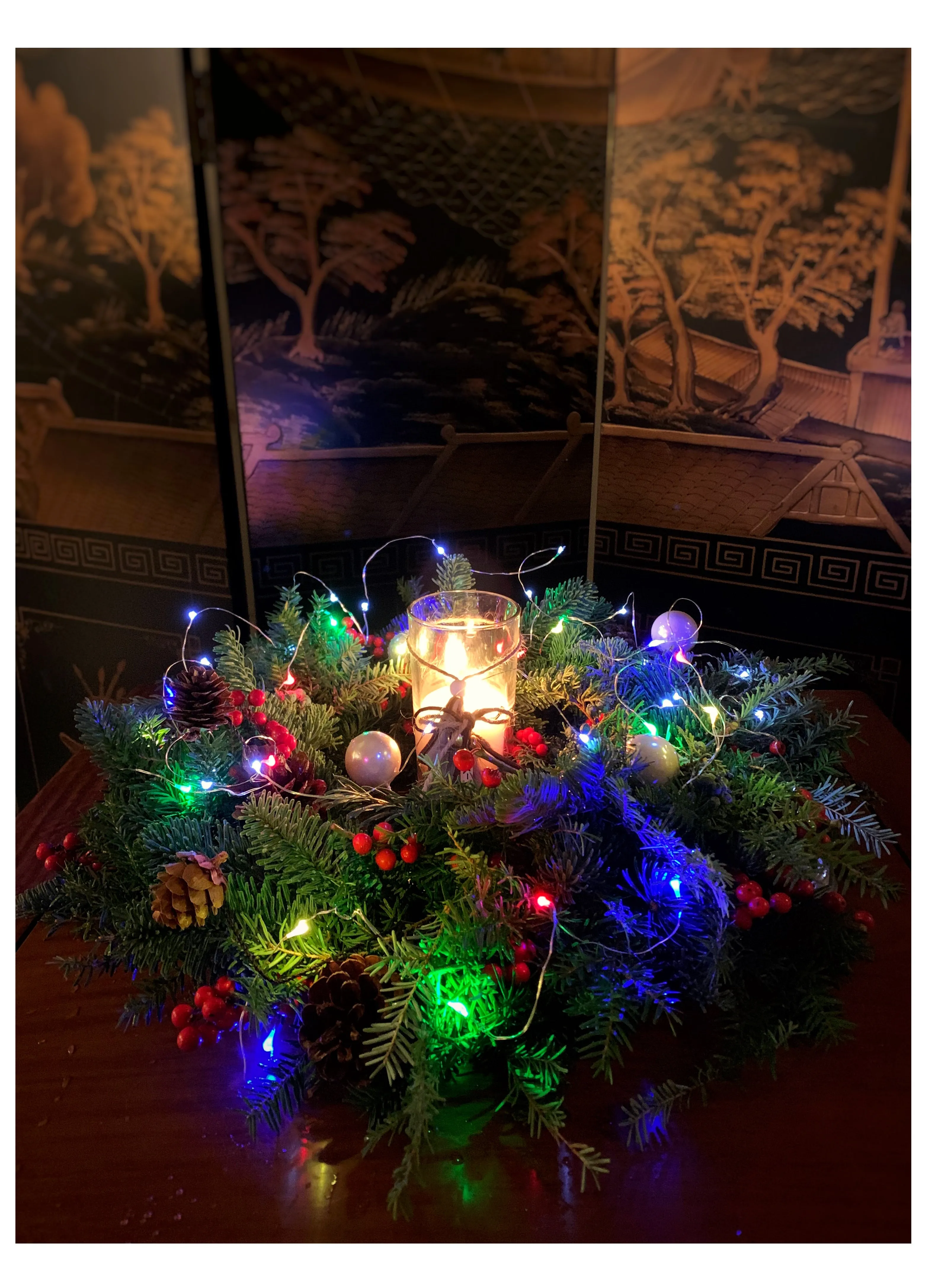 2 in 1 Holiday Wreath/Centrepiece