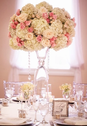 22"H Flared reversible glass vase table centerpieces,aesthetic flower vase