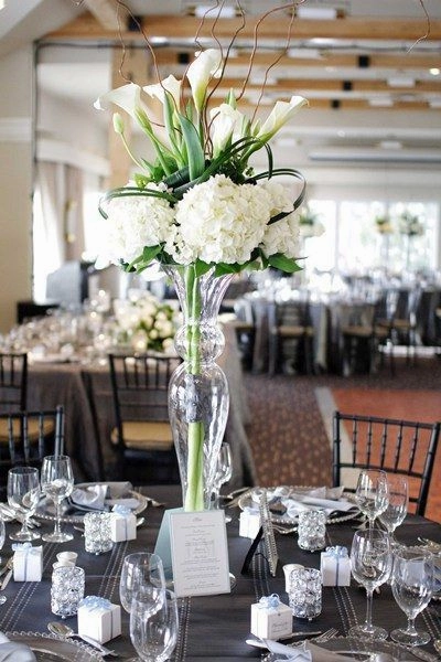24" Elegant Ripple Vase glass vase centerpieces C923O,aesthetic flower vase