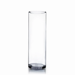 24"x4.75 Cylinder mv601-60 Vase  DIY Wedding Supply,aesthetic flower vase