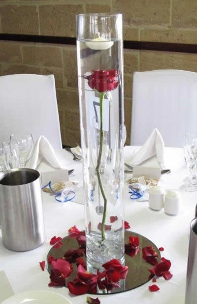 24"x4" Cylinder Vase DIY Wedding Supply MV600-60