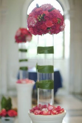 26"Hx5.5"D Cylinder Centerpiece Glass Vase  V1108,aesthetic flower vase