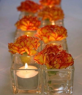 2.5" Cube Vase Clear Glass wedding centerpiece,aesthetic flower vase