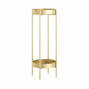 2 Layer 80cm Gold Metal Plant Stand,plant shelf accessories