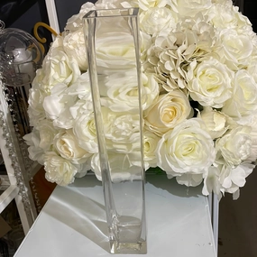 2"x2"x12"H Bud square Vase Skinny vase wedding centerpiece,aesthetic flower vase