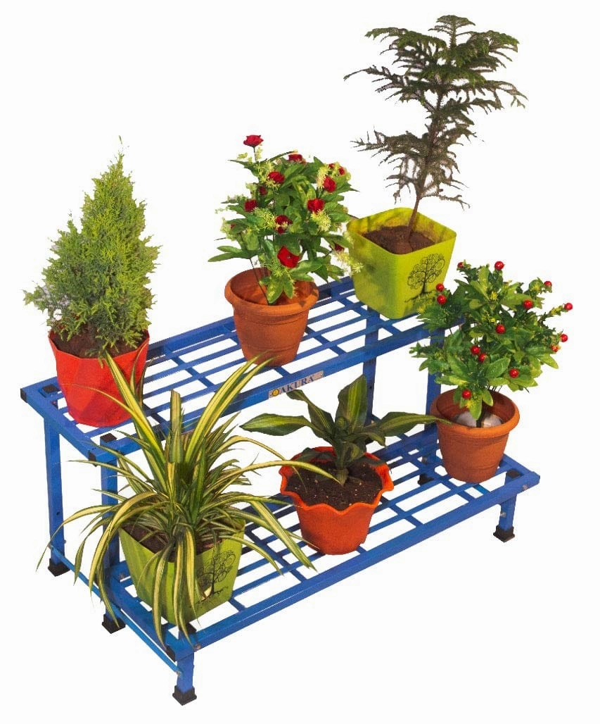 2-Step Metal Planter Stand