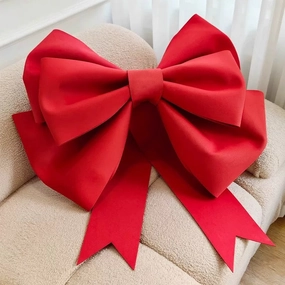 30 red bow tie for gifts Felt material not fabric realistic flower bouquet  