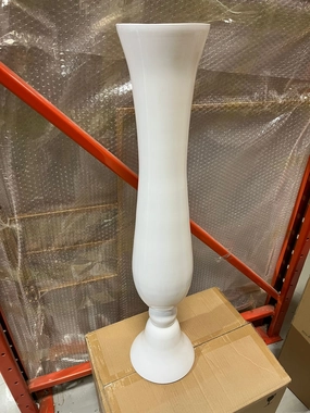 30 Tall Vase wedding centrepiece -MV493 White,aesthetic flower vase