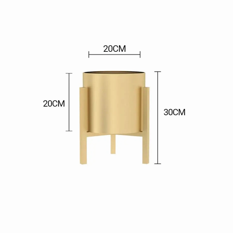 30CM Gold Metal Plant Stand