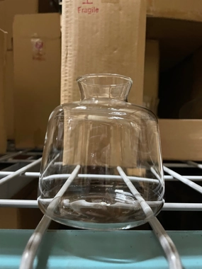 3" Clear Bud Vase (S) round vase wedding centerpiece bubble,aesthetic flower vase