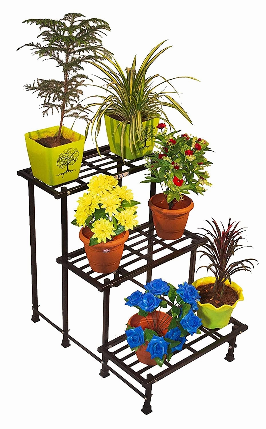 3-Step Metal Planter Stand