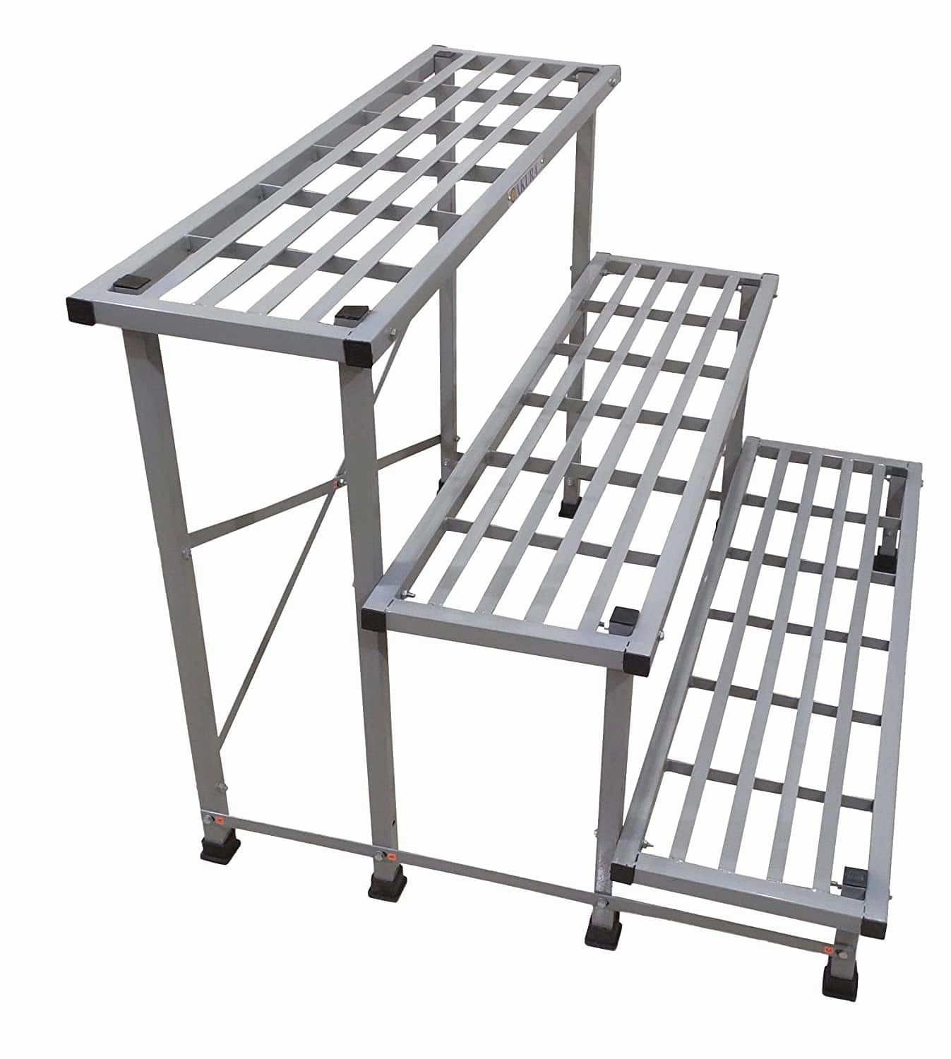 3-Step Metal Planter Stand (100x85x77.5cm)