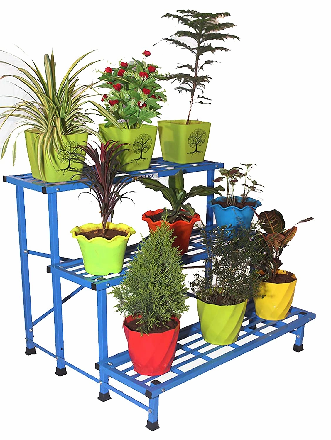 3-Step Metal Planter Stand (100x85x77.5cm)