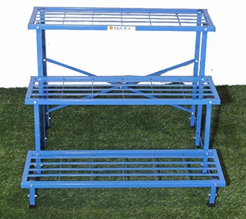 3-Step Metal Planter Stand (100x85x77.5cm)