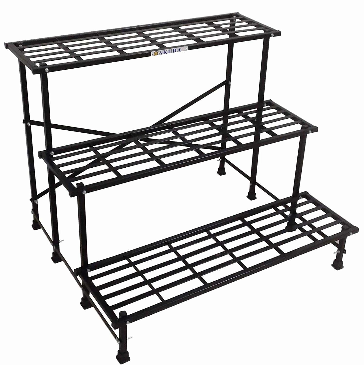 3-Step Metal Planter Stand