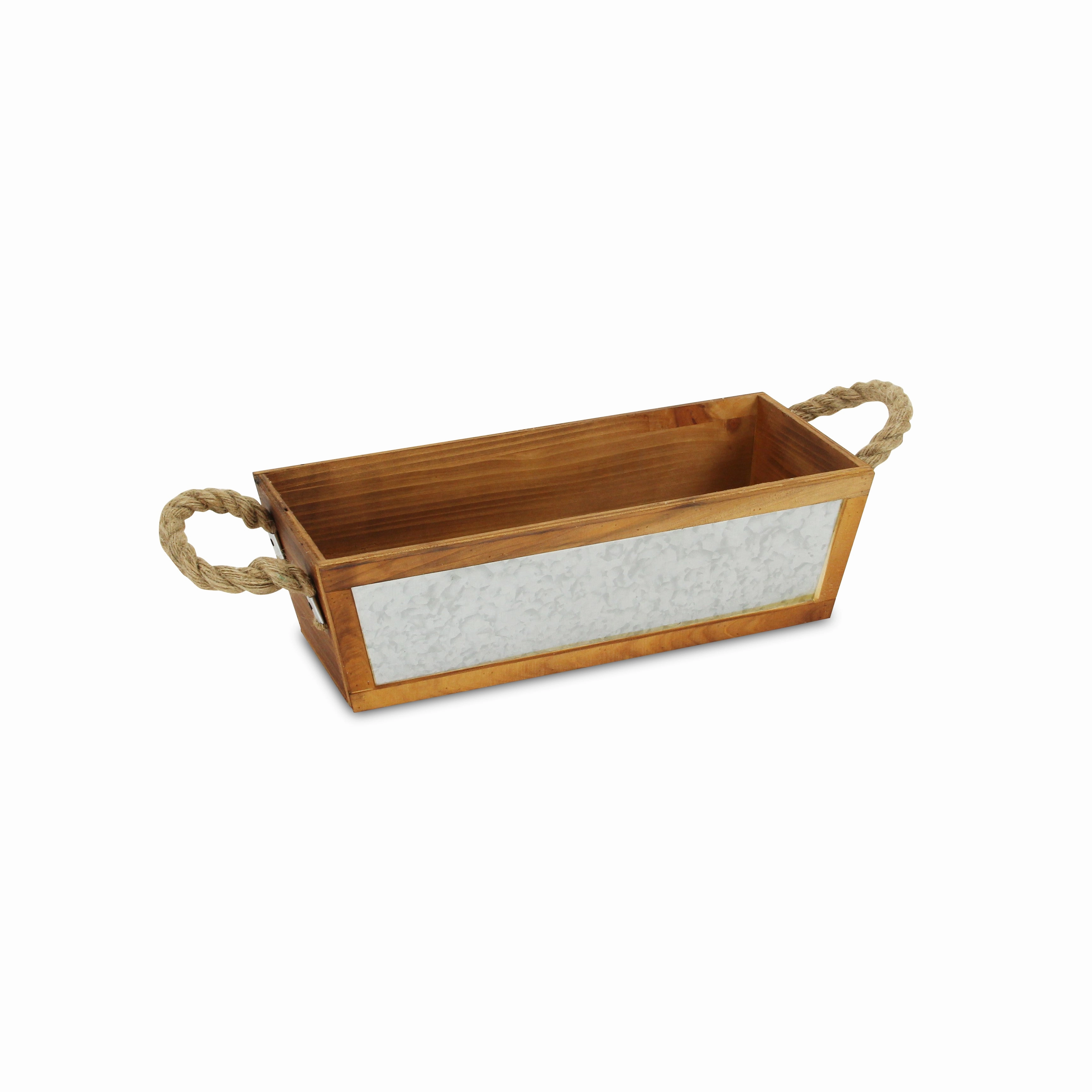 4618 - Lenox Tapered Wood bin,flowerpot set decor