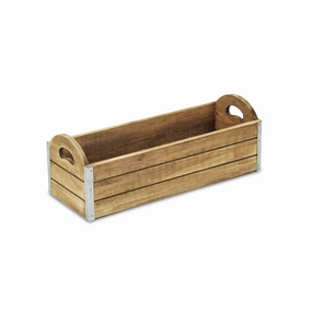 4744 - Caelum Wood Planter,flowerpot set decor