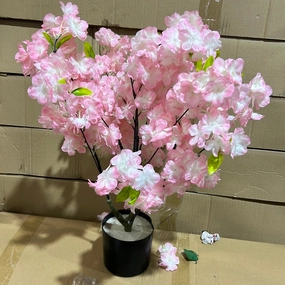 50 CM Tall Pink Cherry Blossom  Tree realistic flower bouquet  