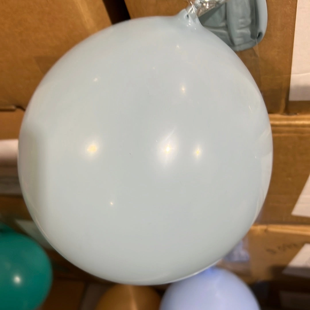 50 pcs retro vintage  peacock blue 12 single layer balloon baby shower