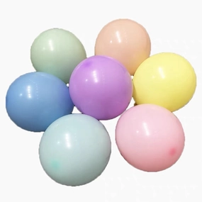 50 pcs White 5?? single layer balloon baby shower artificial flower bouquet  