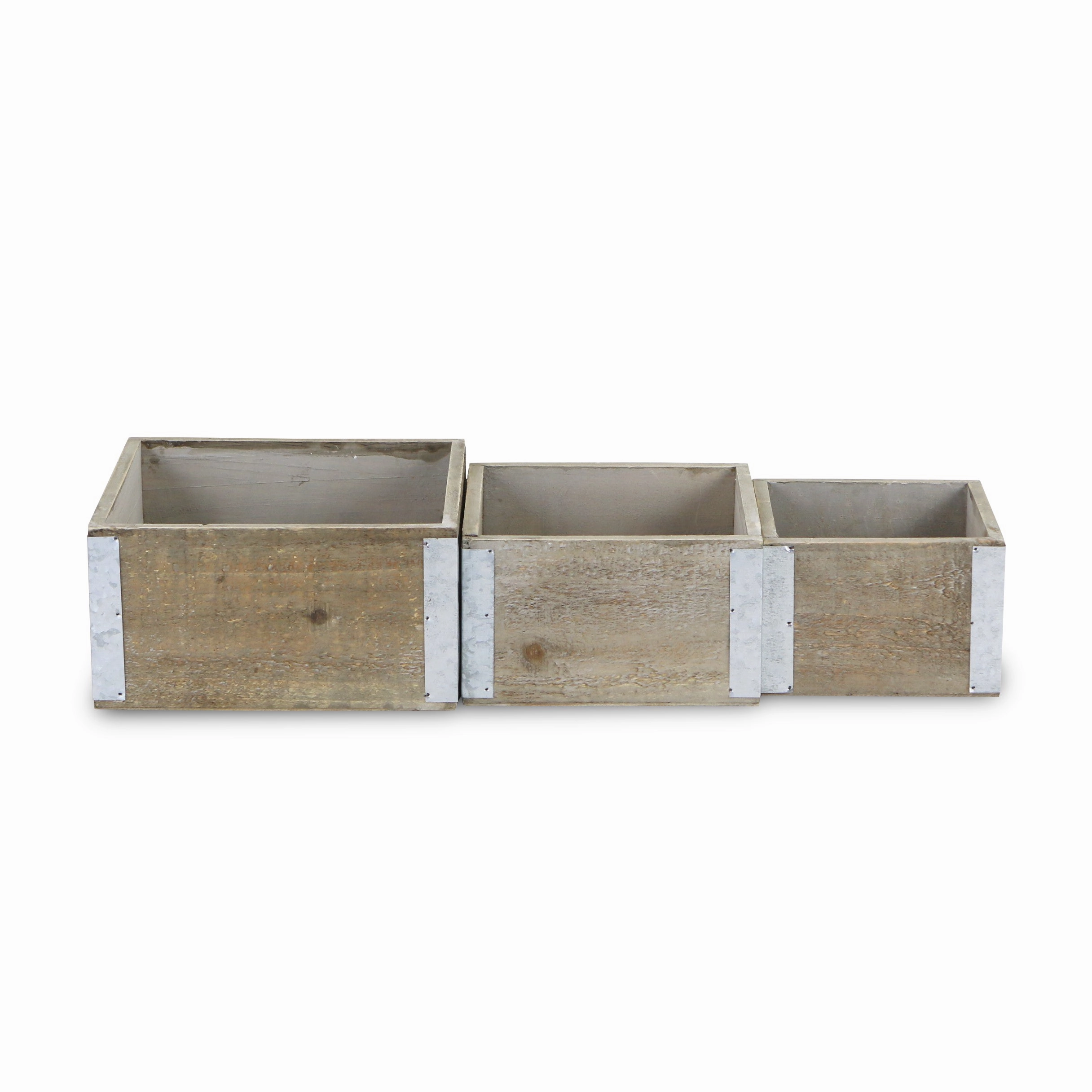 5634-3 - Samil Square Wooden Crates