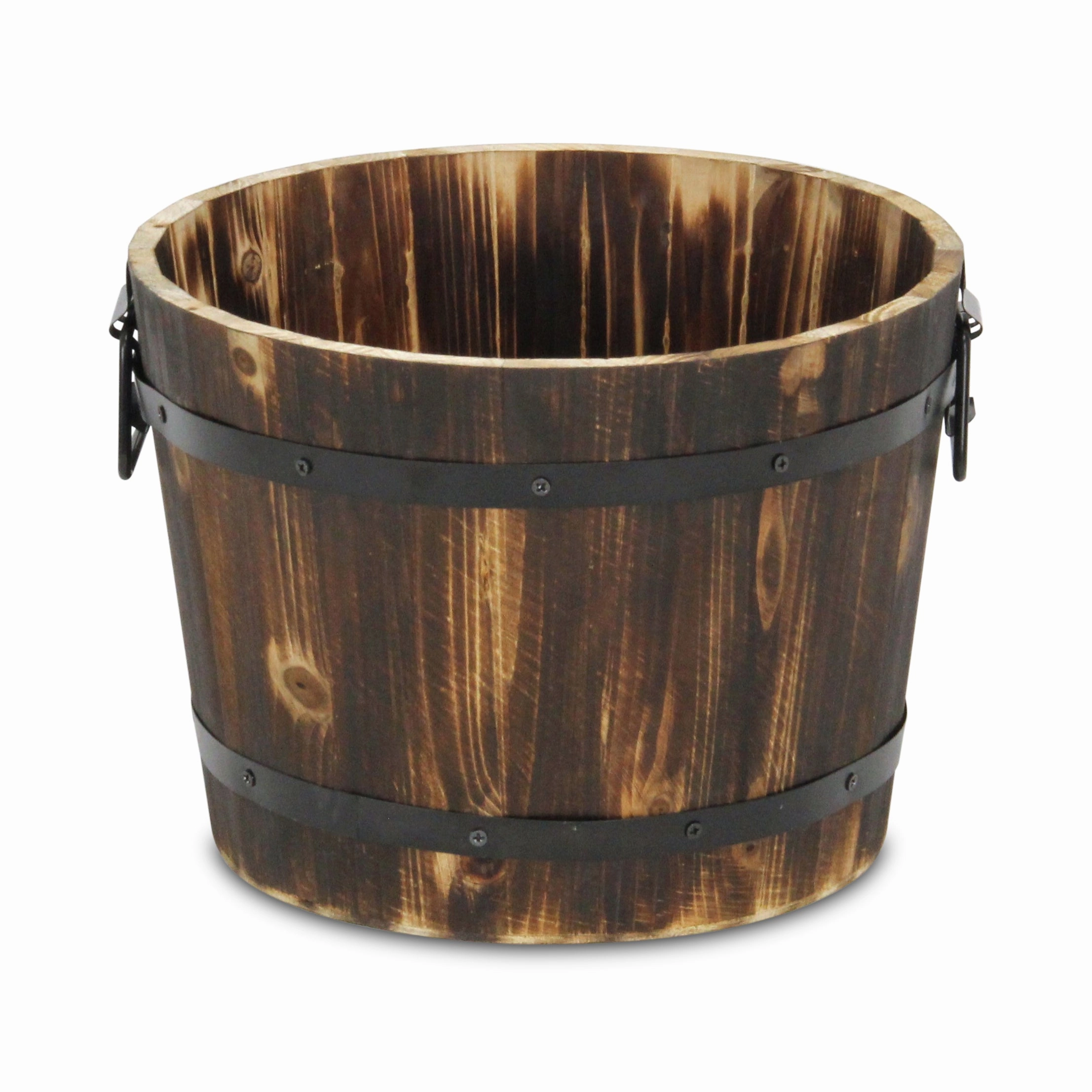 6075BR-S - Mariva Dark Brown Bucket - Small