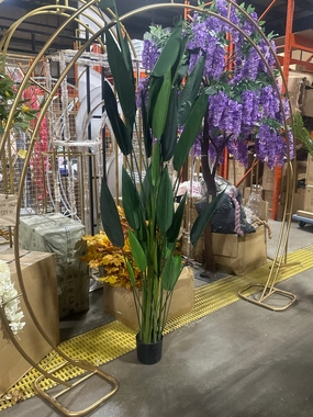 6 feet birds of paradise Tree in a pot #XDJ1313-6-26L realistic flower bouquet  