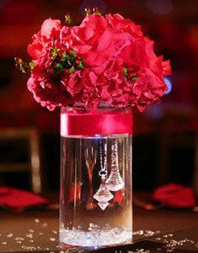 6"HX4"D Clear Cylinder Vase -MM,aesthetic flower vase