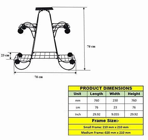 6 Tier Metal Planter Stand