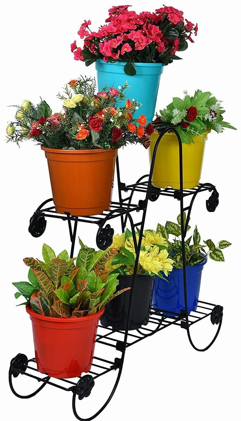 6 Tier Metal Planter Stand