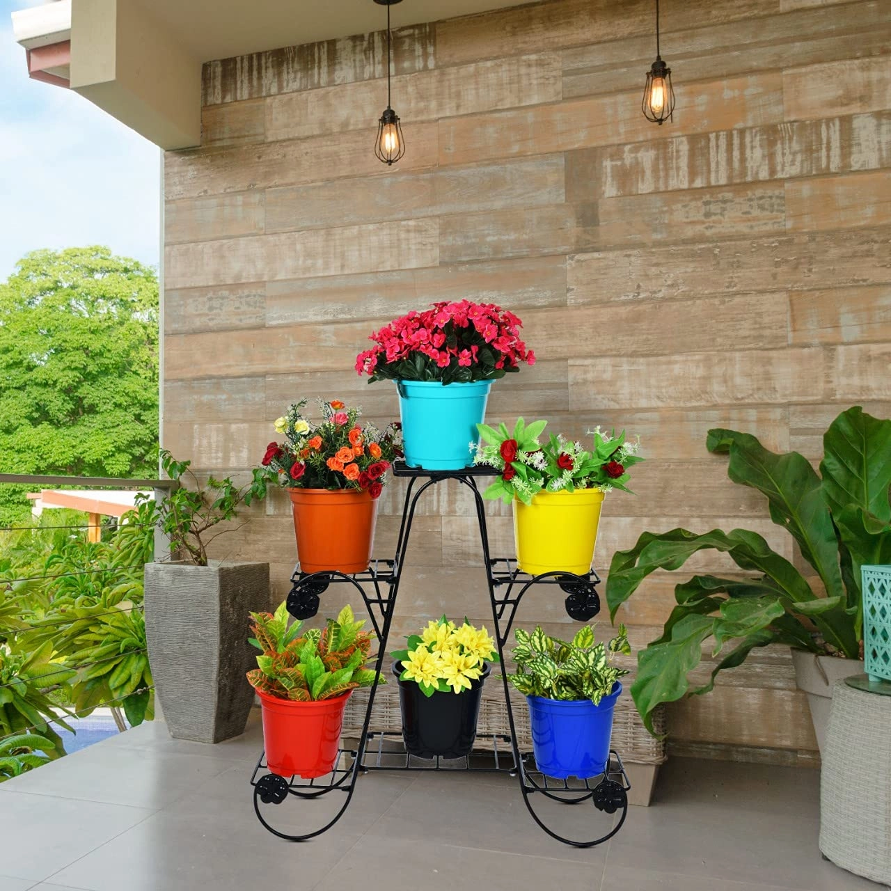 6 Tier Metal Planter Stand