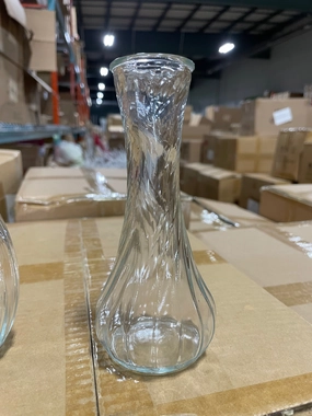 6 twist Bud Vase Small vase new,aesthetic flower vase