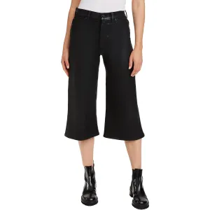 7 For All Mankind Damen Alexa Culotte Capri Lackierte Schlagjeans