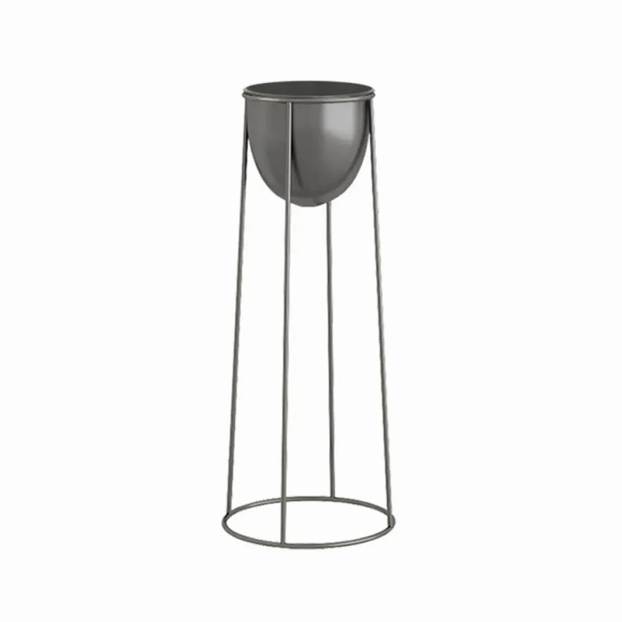 70cm Round Black Wire Plant Stand,plant shelf accessories